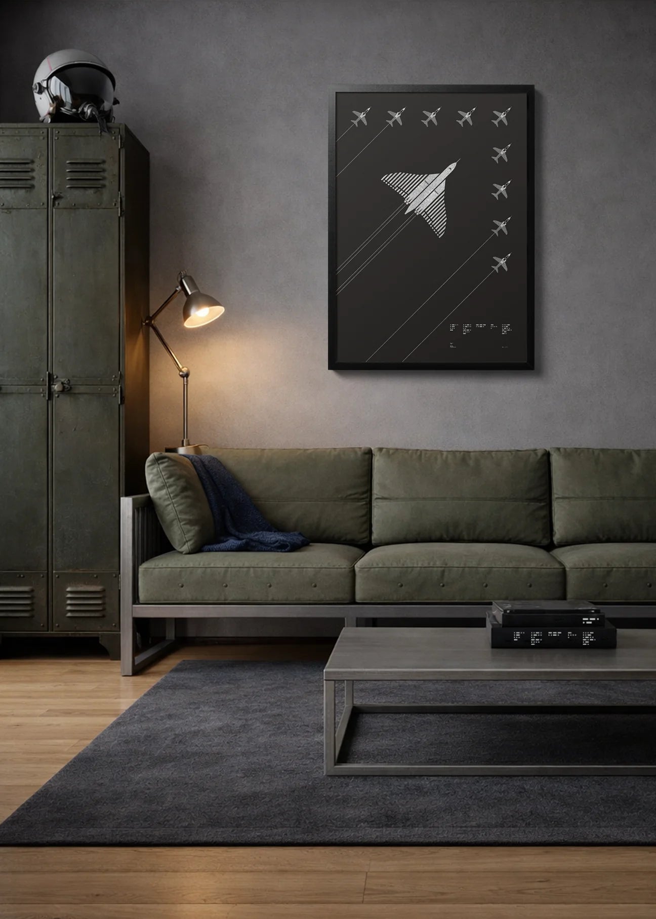 Avro Vulcan Screenprint | Last Flight Tribute Edition – Grafik Aircraft